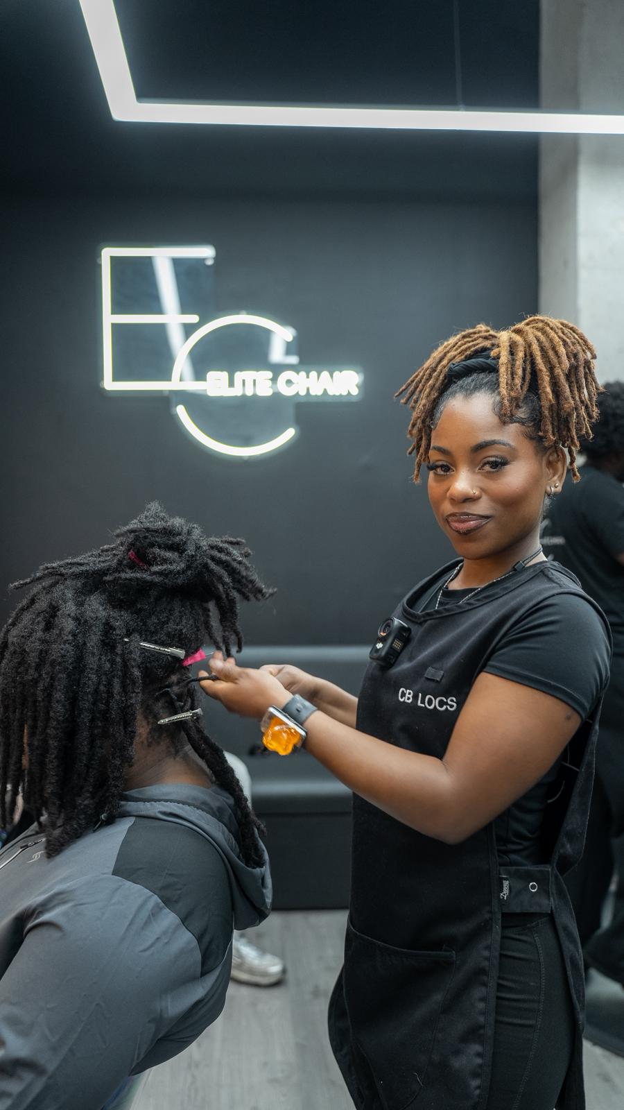 Professional locks service at Elite Chair Barber